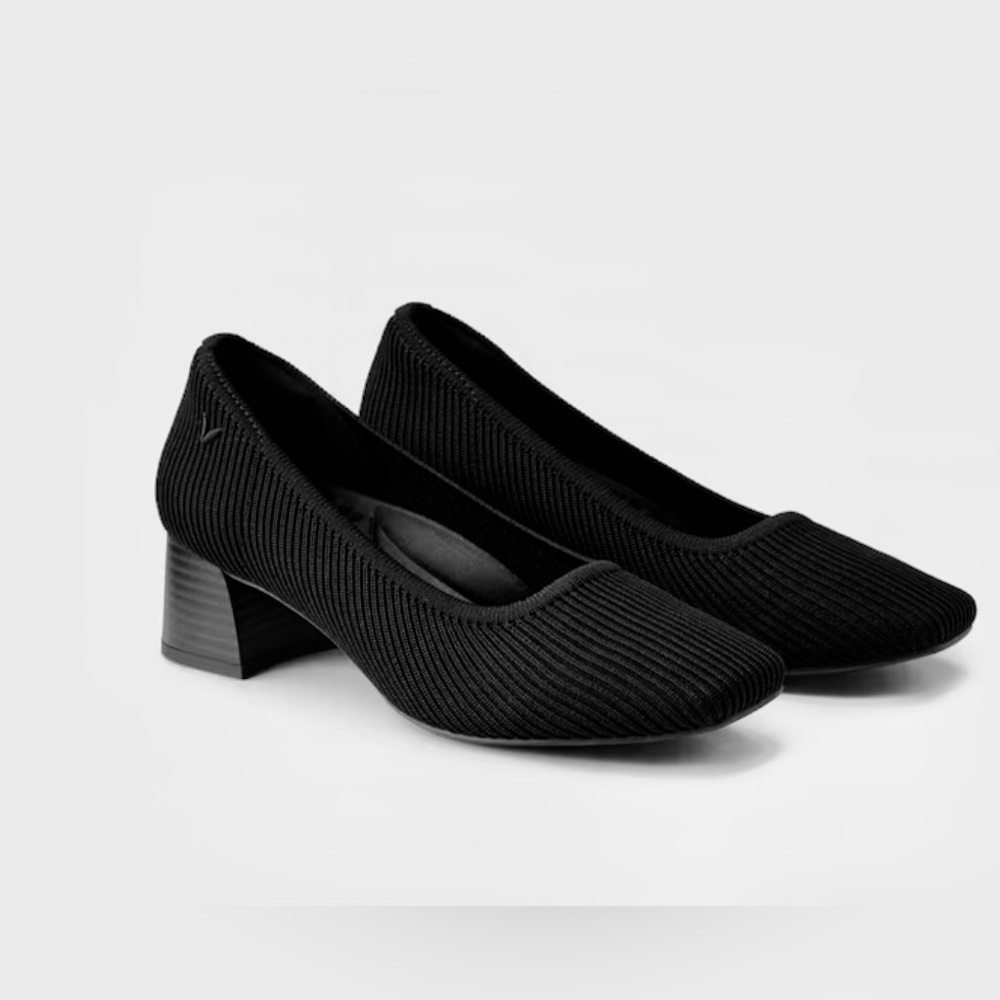 Vivaia Melody Pro Square-Toe Heels / Pumps Women's EUR 41 / US 9.5 Black